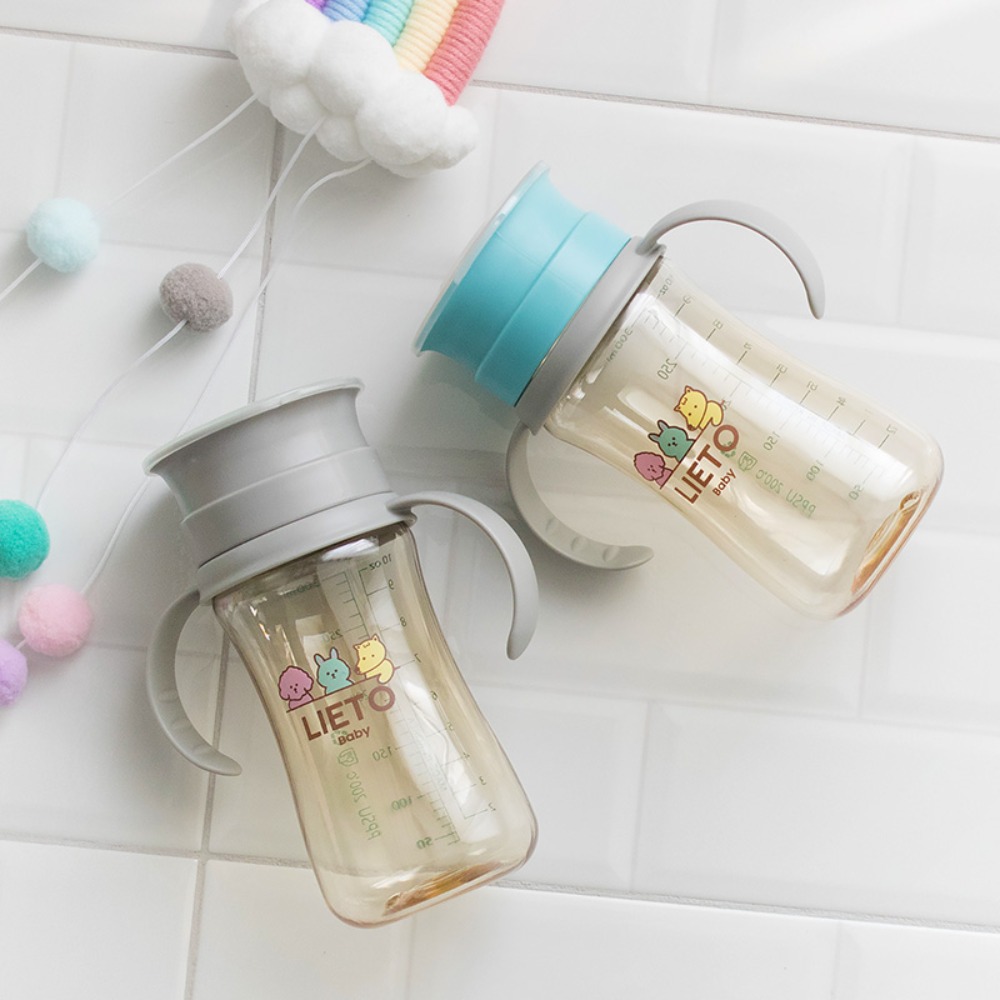 리에또 PPSU 360도 흘림방지컵 컵트레이닝용