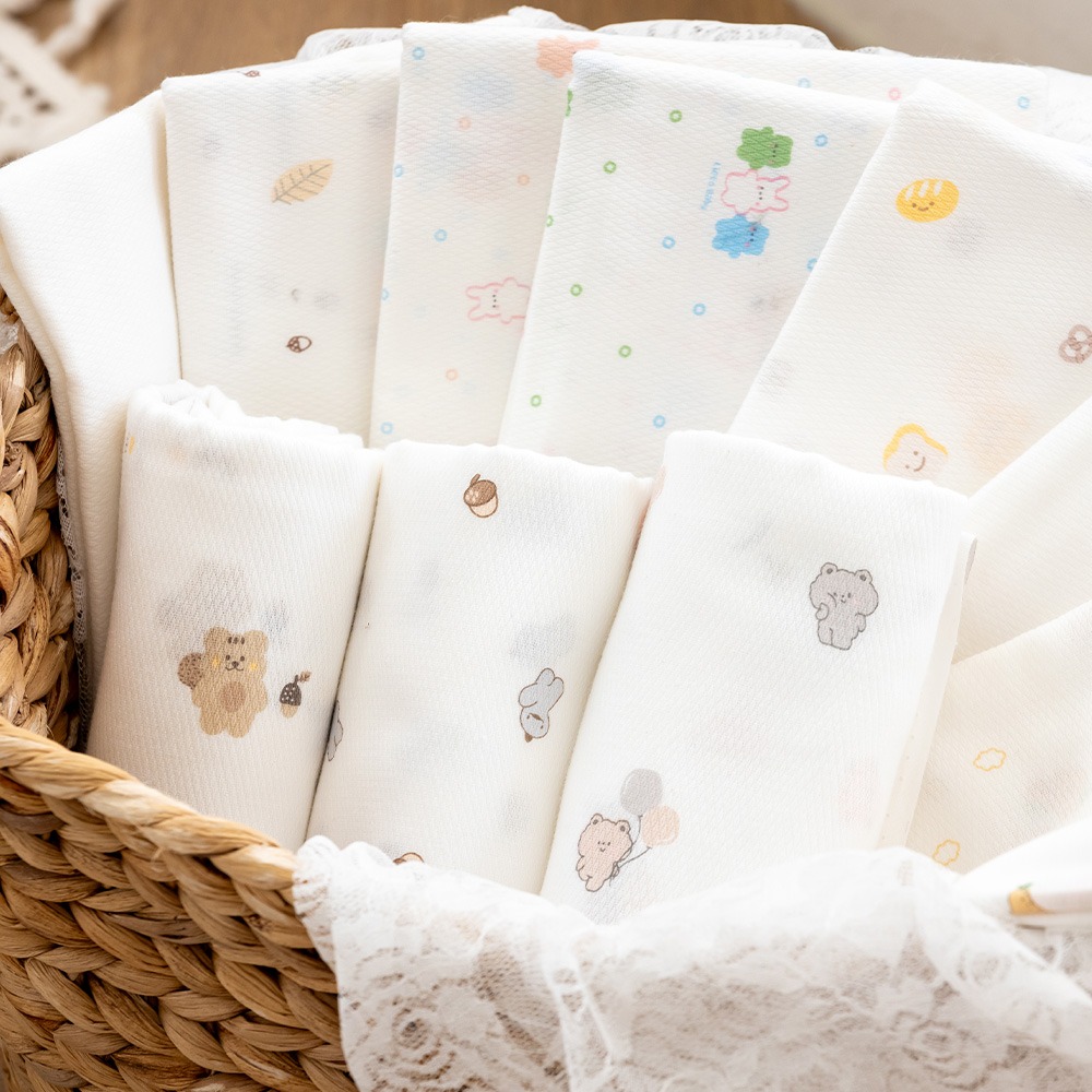 리에또 국내산 무형광 순면 천기저귀 대형 10장 신생아 목욕타올