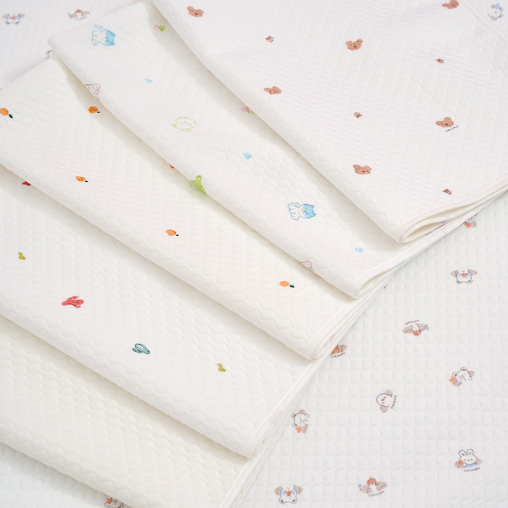 리에또 논슬립 밤부100% 방수요 중형 부드러운 방수패드