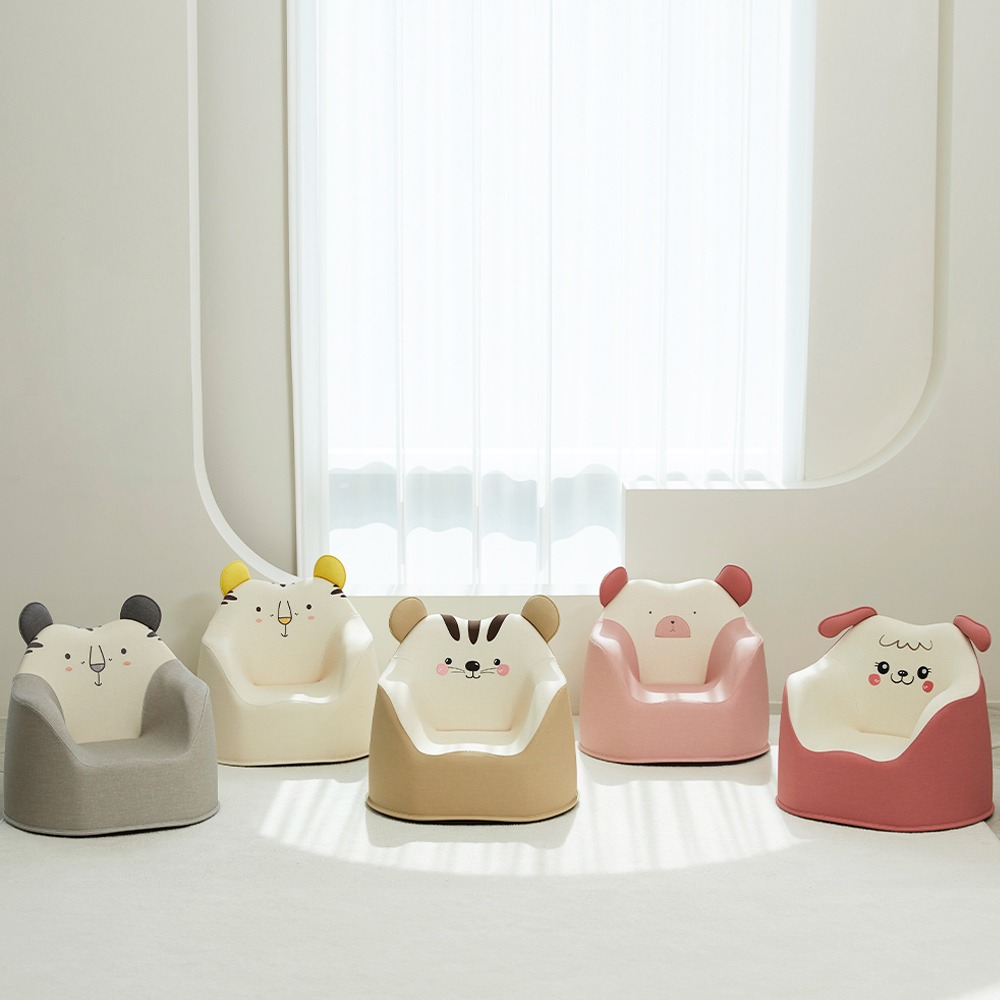 리에또 바른자세 아기쇼파 포유 캐릭터 유아소파 1인용